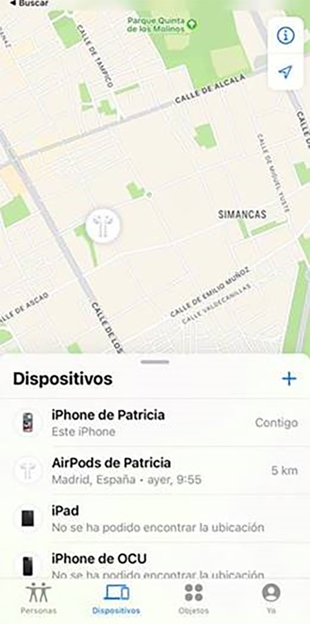 localizacion en el mapa